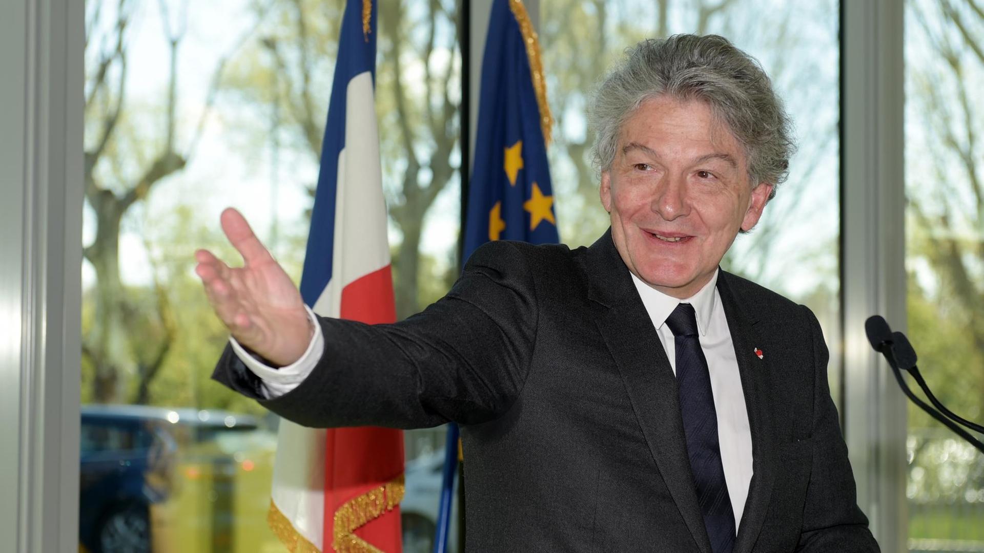 Der Manager und frühere französische Finanzminister Thierry Breton Der Manager und frühere französische Finanzminister Thierry Breton