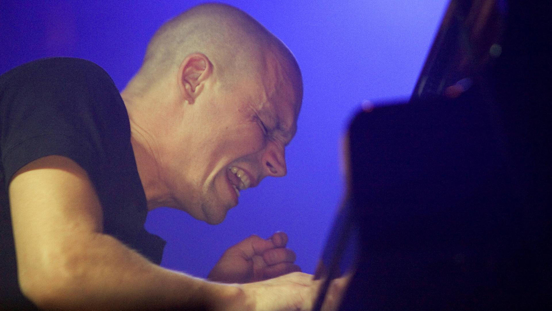 Der verstorbene Jazz-Pianist Esbjörn Svensson, hier bei einem Konzert in Ahlbeck am 23. September 2006