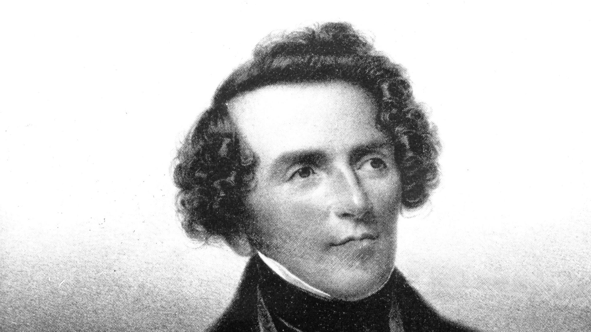 Der Komponist Giacomo Meyerbeer (u.a. die Opern "Robert der Teufel", "Die Afrikanerin") in einer zeitgenössischen Darstellung. Der Komponist Giacomo Meyerbeer (u.a. die Opern "Robert der Teufel", "Die Afrikanerin") in einer zeitgenössischen Darstellung.