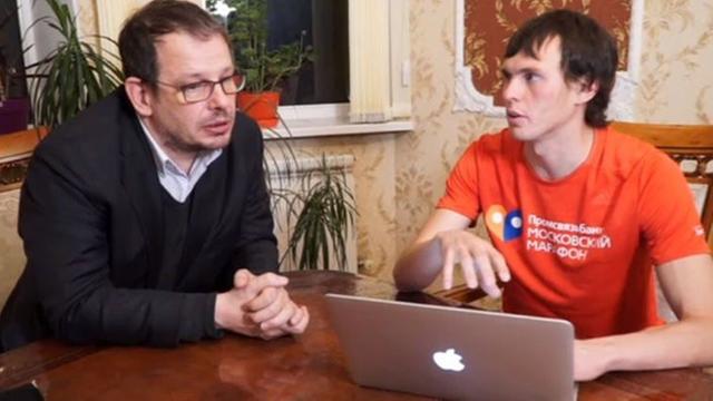 Andrey Dmitriev im Gespräch mit Hajo Seppelt
