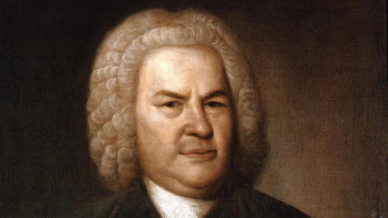 Porträt des Komponisten Johann Sebastian Bach Porträt des Komponisten Johann Sebastian Bach