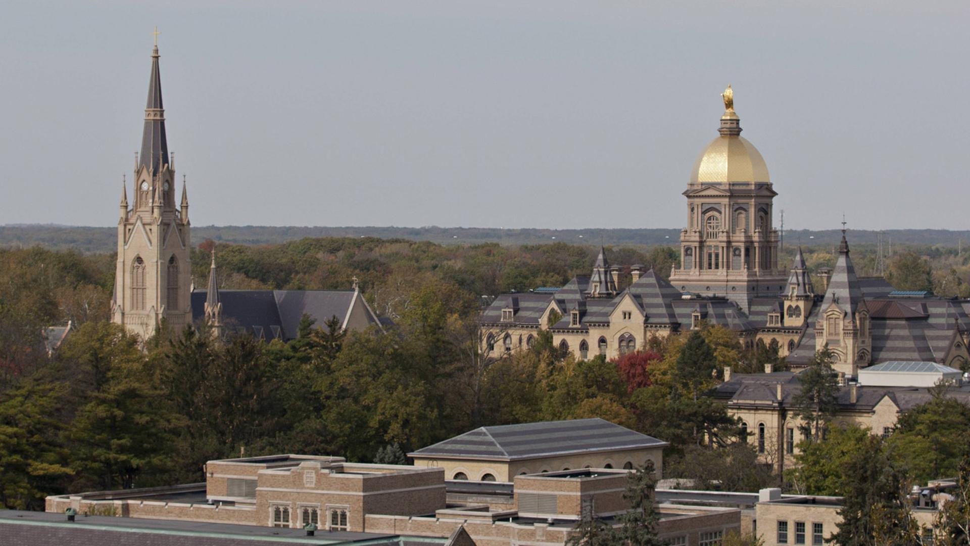 South Bend, Indiana, U.S.A., Blick auf den Campus der Universität Notre Dame South Bend, Indiana, U.S.A., Blick auf den Campus der Universität Notre Dame