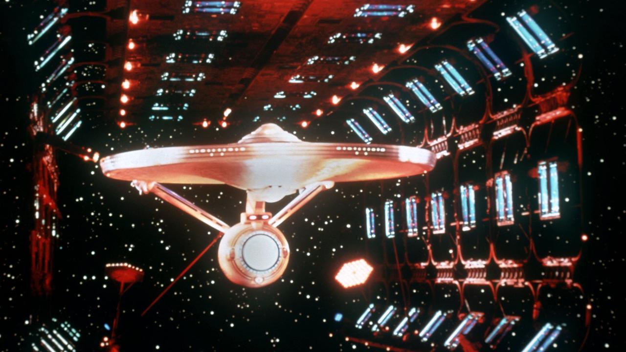 Das Star Trek-Flaggschiff, die USS Enterprise Das Star Trek-Flaggschiff, die USS Enterprise