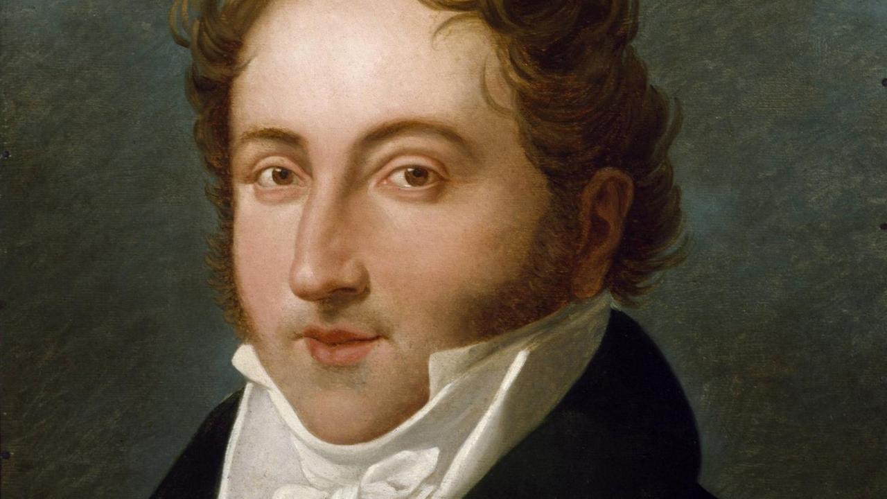 Zeitgenössisches Porträt des Komponisten aus dem Civico Museo Bibliografico Musicale. Zeitgenössisches Porträt des Komponisten aus dem Civico Museo Bibliografico Musicale.