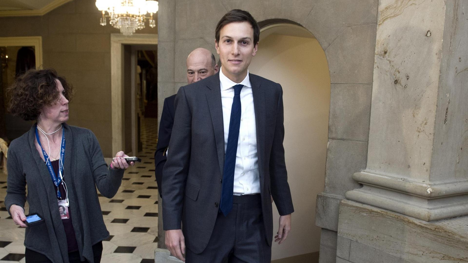 Donald Trumps Schwiegersohn Jared Kushner. Donald Trumps Schwiegersohn Jared Kushner.