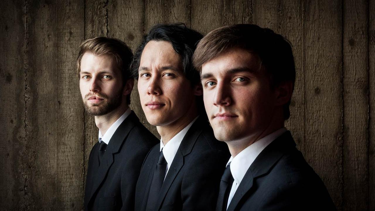 Simon Kluth, Benedikt Brodbeck und Till Marek Mannes vom SonARTrio Simon Kluth, Benedikt Brodbeck und Till Marek Mannes vom SonARTrio
