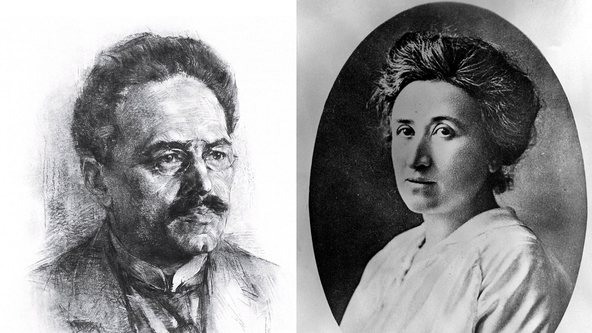 Karl Liebknecht und Rosa Luxemburg
