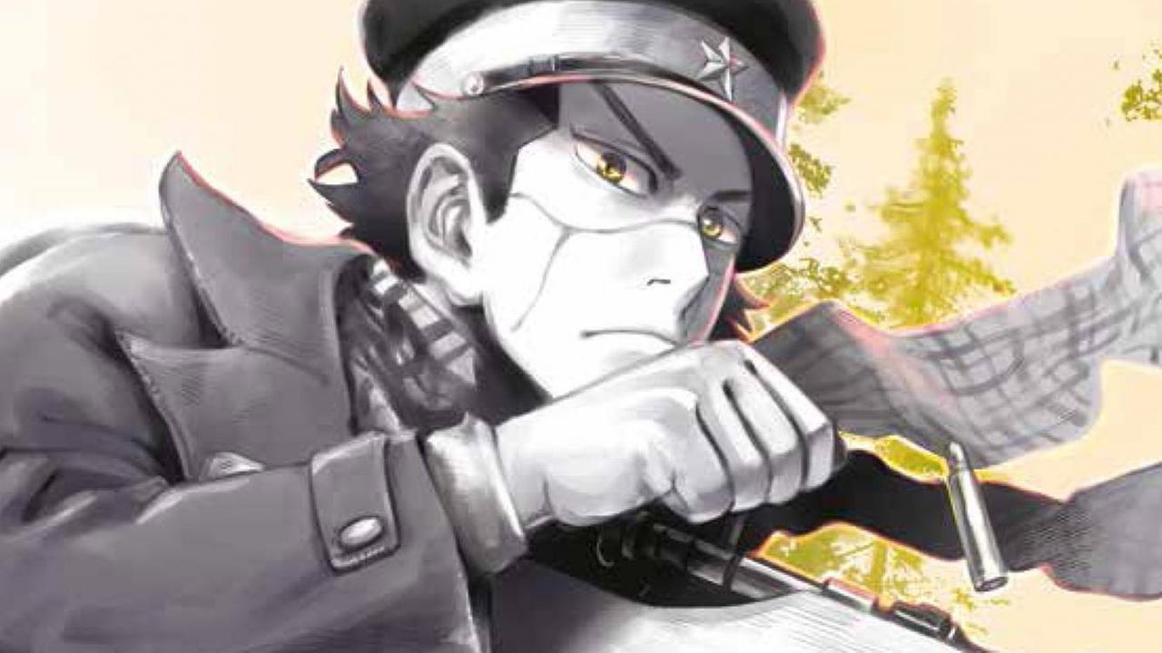 Bild aus dem Manga "Golden Kamuy": ein japanischer Soldat. Bild aus dem Manga "Golden Kamuy": ein japanischer Soldat.