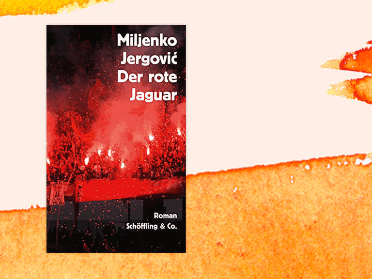 Cover des Romans „Der rote Jaguar" von Miljenko Jergović.