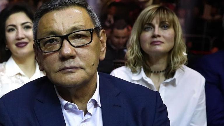 Franco Falcinelli, Vize-Präsident der International Boxing Association (AIBA) and President of the European Boxing AIBA- Präsident Gafur Rakhimov in Sochi. Franco Falcinelli, Vize-Präsident der International Boxing Association (AIBA) and President of the European Boxing AIBA- Präsident Gafur Rakhimov in Sochi.