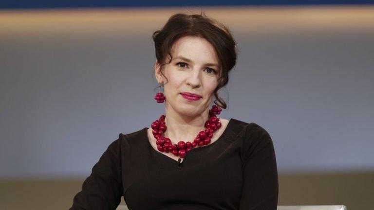 Sie ist heute bei Bündnis 90 / Die Grünen aktiv: die Autorin und Aktivistin Marina Weisband Sie ist heute bei Bündnis 90 / Die Grünen aktiv: die Autorin und Aktivistin Marina Weisband