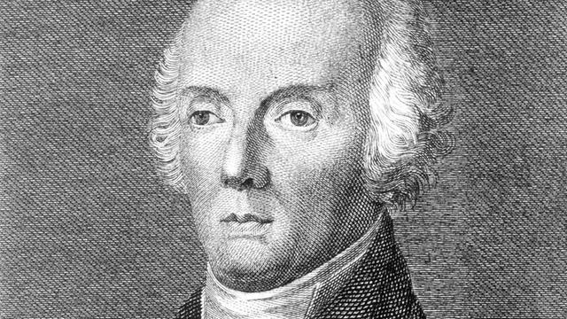 Johann Peter Frank auf einem Kupferstich um 1820