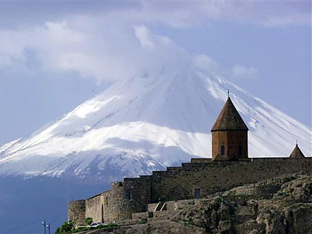 Der Berg Ararat in Armenien