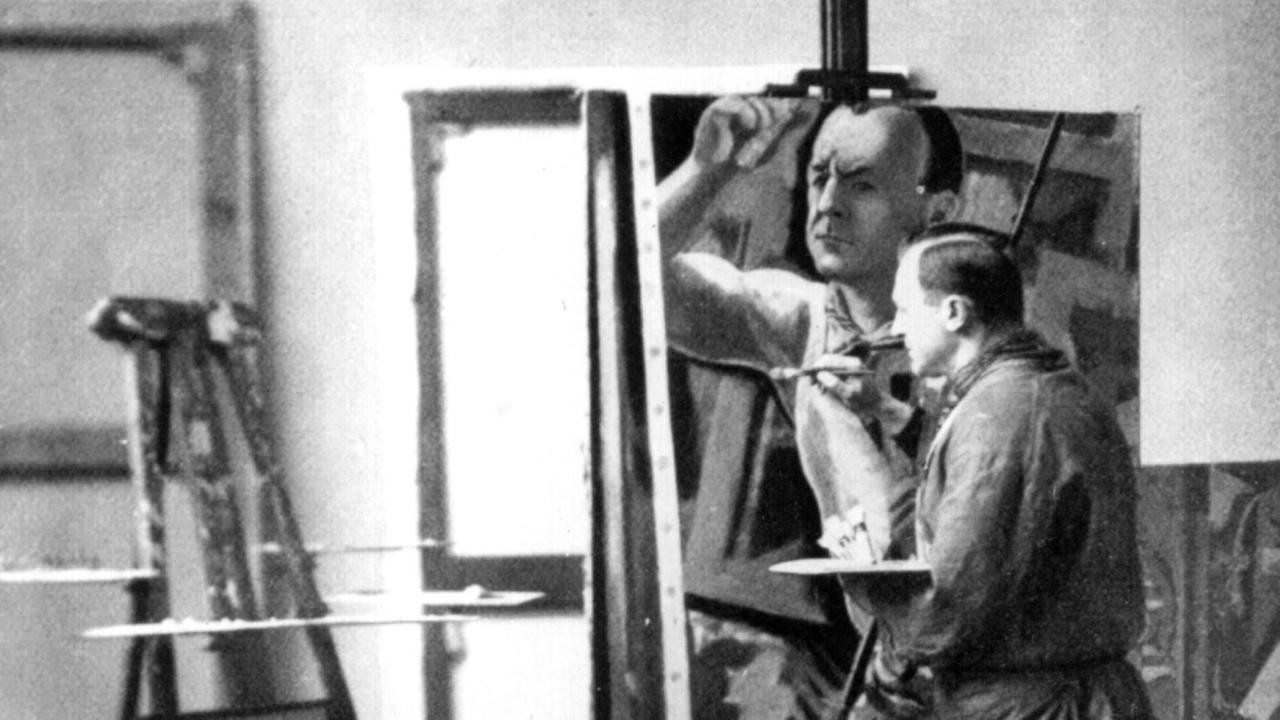 Der wohl bekannteste und schärfste Satiriker der 1920er-Jahre, der Maler und Grafiker George Grosz. Der wohl bekannteste und schärfste Satiriker der 1920er-Jahre, der Maler und Grafiker George Grosz.