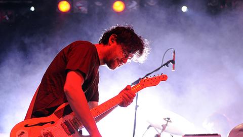 Sänger Markus Acher der Band The Notwist