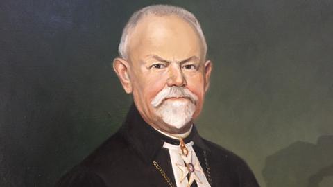 Porträt des NS-Widerstandskämpfers und evangelischen Bischofs in Polen Juliusz Bursche.