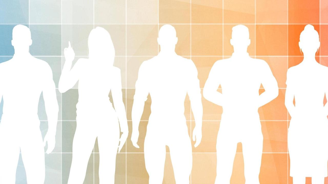 Eine Grafik, auf der mehrere Menschen dargestellt sind. Eine Person hebt einen Zeigefinger nach oben. Eine Grafik, auf der mehrere Menschen dargestellt sind. Eine Person hebt einen Zeigefinger nach oben.