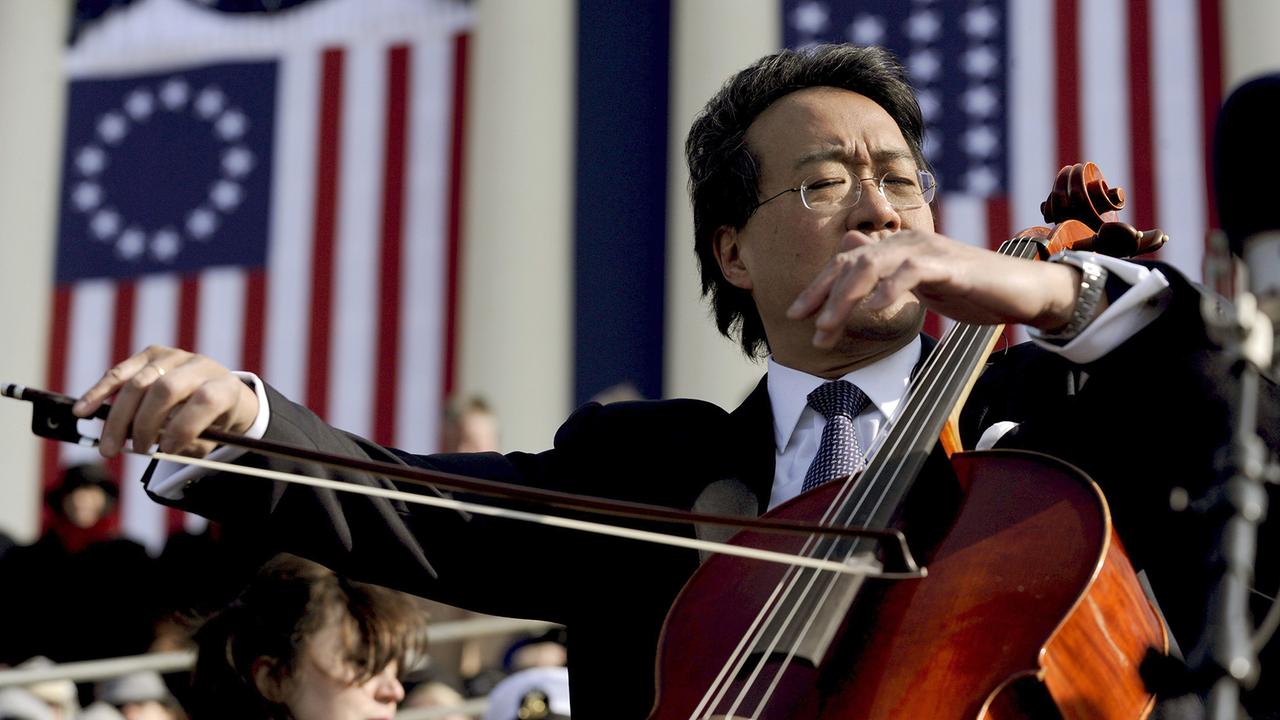 Der Cellist Yo-Yo Ma bei der Vereidigung von Barack Obama
