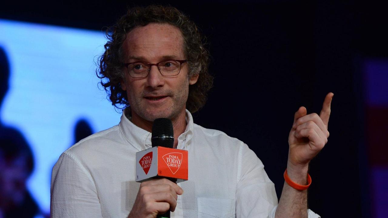 Theo Padnos während eines Gesprächs bei der "India Today Conclave 2015". Theo Padnos während eines Gesprächs bei der "India Today Conclave 2015".