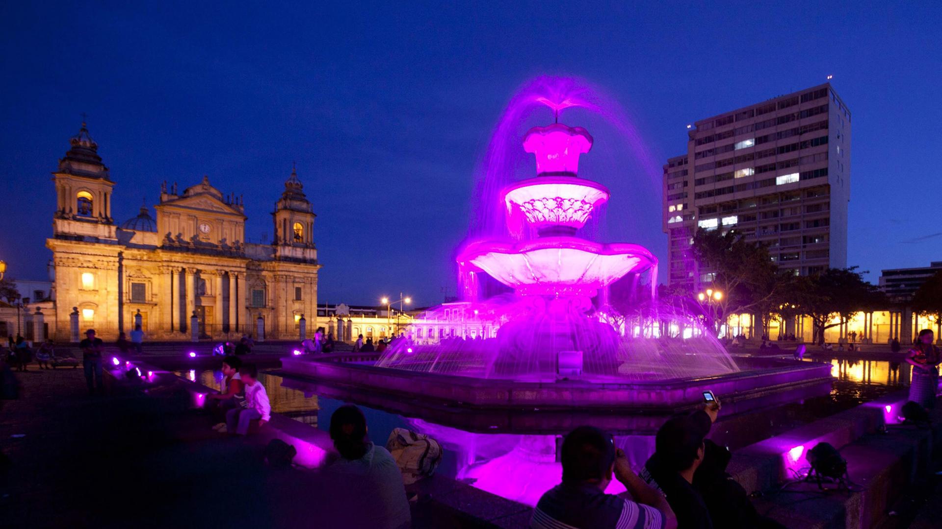 Die Innenstadt von Guatemala-Stadt. Die Innenstadt von Guatemala-Stadt.