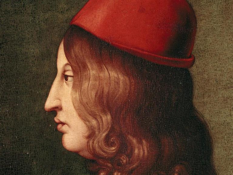 Portrait des italienischen Philosophen Giovanni Pico della Mirandola (1463-1494).