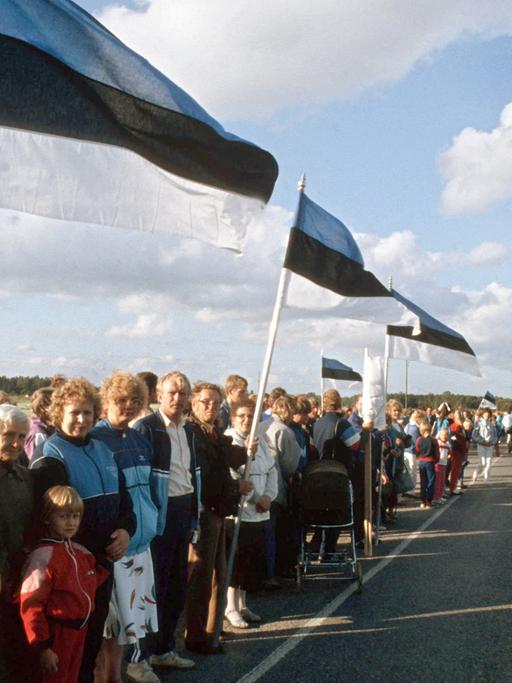 23. August 1989 - Menschenkette durch die drei baltischen Republiken Lettland, Litauen und Estland