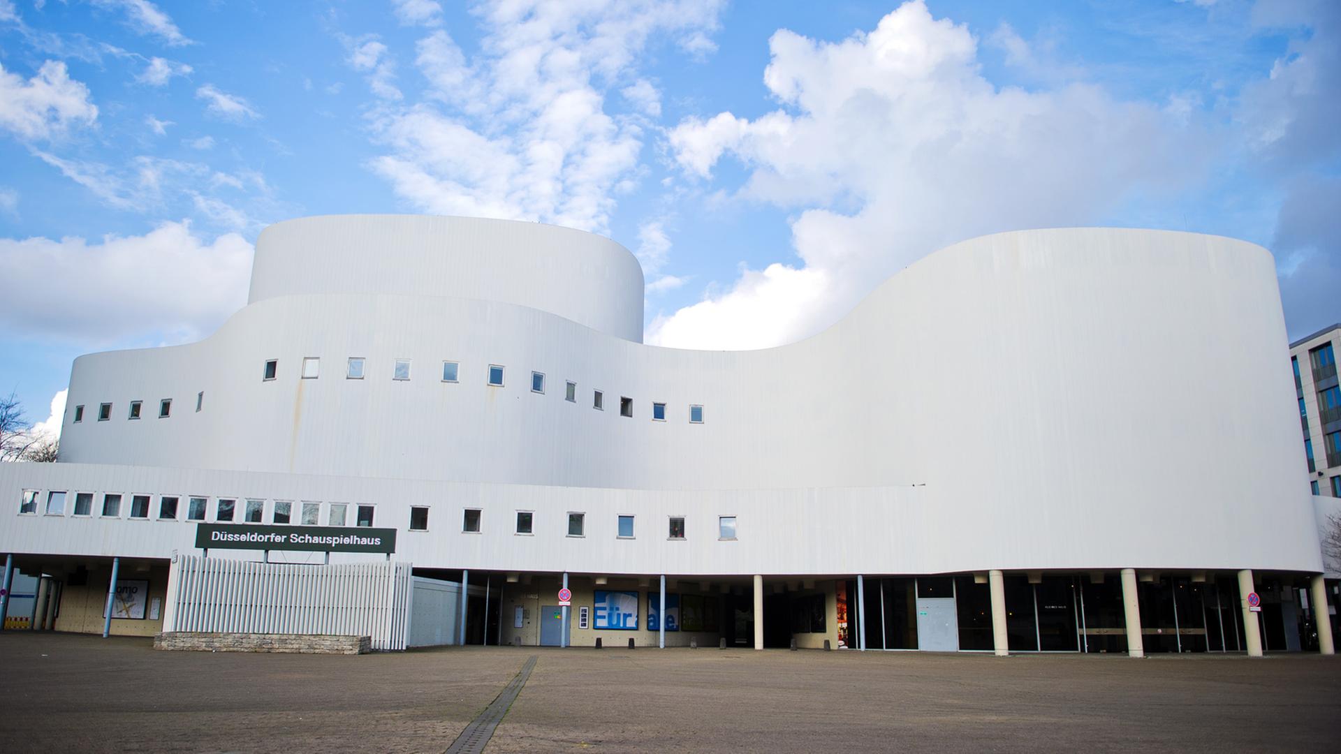 Das Düsseldorfer Schauspielhaus, aufgenommen am 26.02.2014 Das Düsseldorfer Schauspielhaus, aufgenommen am 26.02.2014