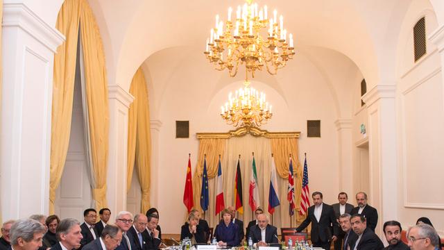 Teilnehmer der Gespräche über das iranische Atomprogramm in Wien.