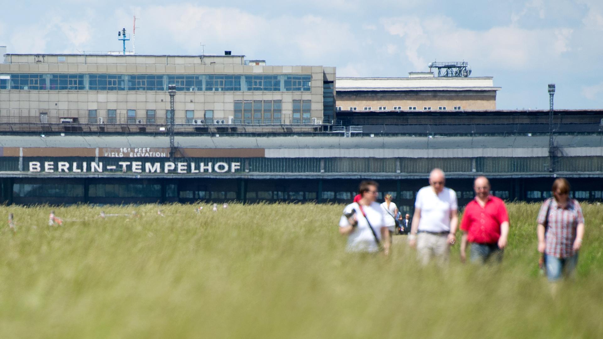 Das Tempelhofer Feld am alten Flughafen