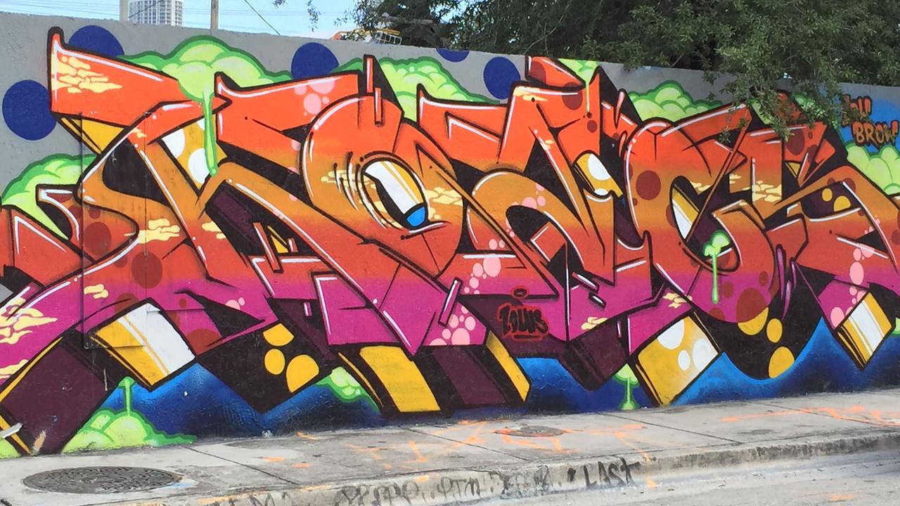 Graffiti in Miami Graffiti in Miami