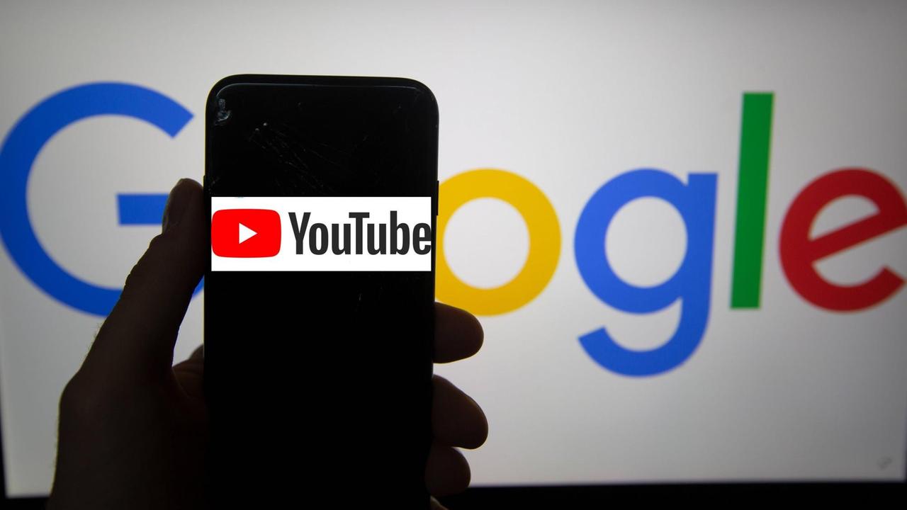 Logo der Internetfirmen Google und Youtube Logo der Internetfirmen Google und Youtube