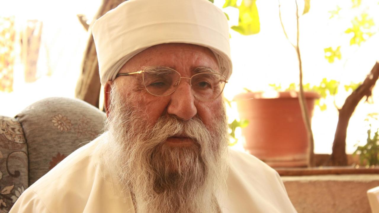Baba Scheich, religiöses Oberhaupt der Jesiden. Baba Scheich, religiöses Oberhaupt der Jesiden.