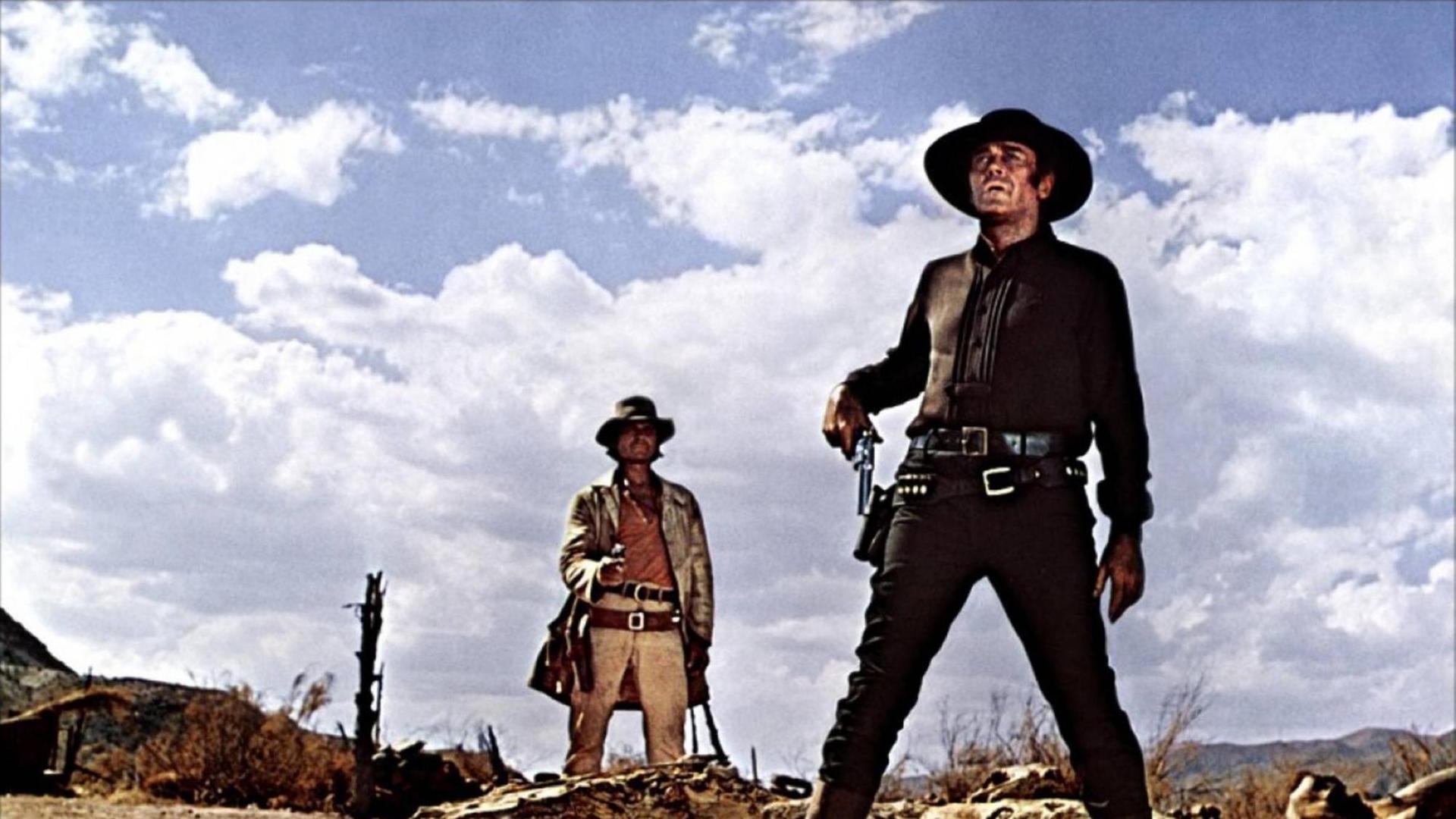 Charles Bronson und Henry Fonda im Western "Spiel mir das Lied vom Tod". Charles Bronson und Henry Fonda im Western "Spiel mir das Lied vom Tod".