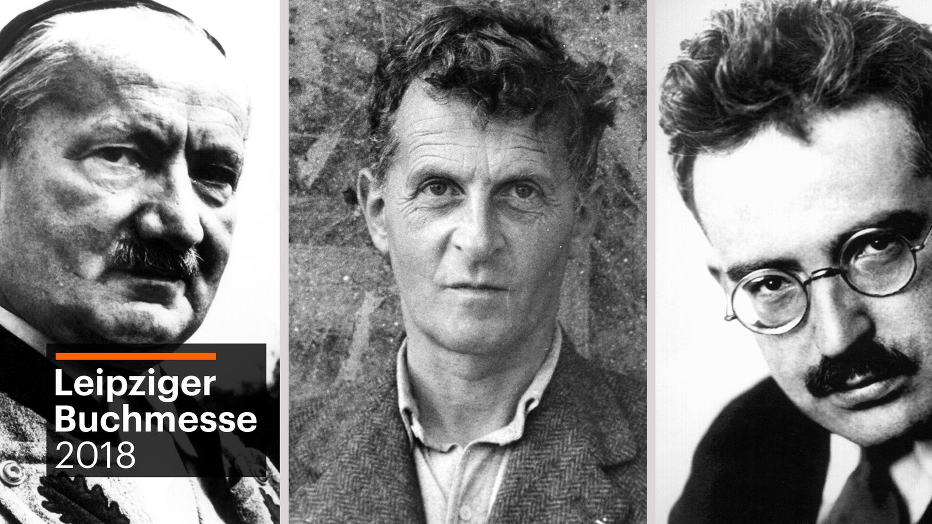 Die Philosophen Martin Heidegger (l), Ludwig Wittgenstein und Walter Benjamin Die Philosophen Martin Heidegger (l), Ludwig Wittgenstein und Walter Benjamin