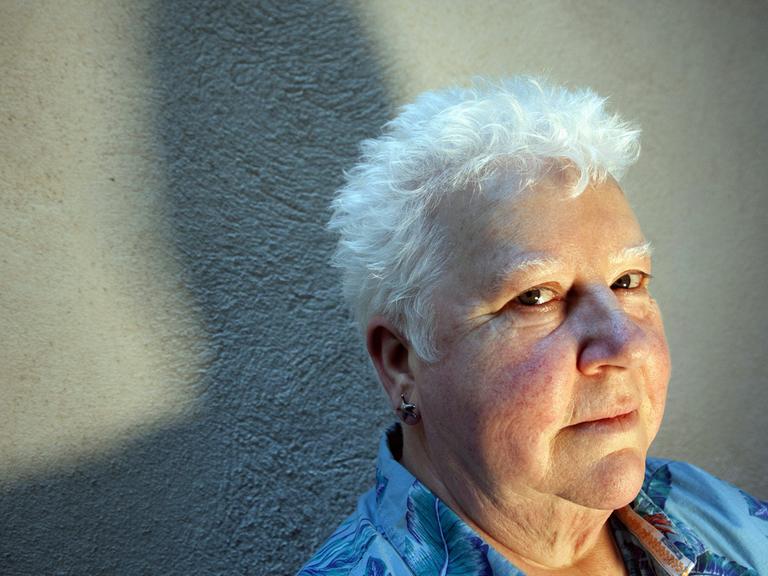 Die britische Schriftstellerin Val McDermid