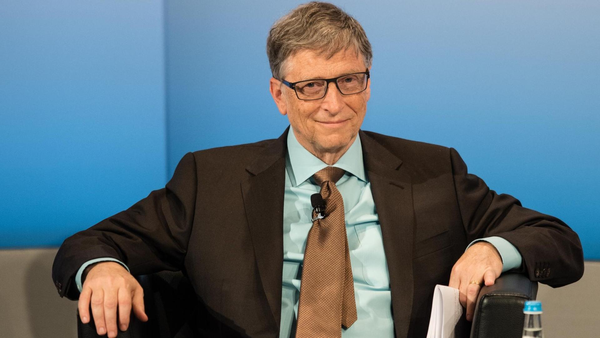 Microsoft-Gründer Bill Gates während der Münchner Sicherheitskonferenz.