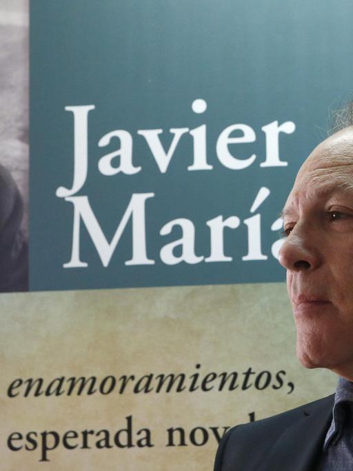 Der spanische Schriftsteller Javier Marías bei einer Buchpräsentation in Madrid.