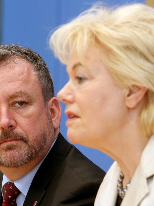 BdV-Vorsitzende Erika Steinbach mit ihrem designierten Nachfolger Bernd Fabritius