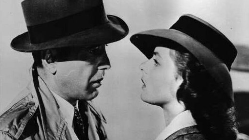 Ingrid Bergmann und Humphrey Bogart im Film Casablanca Ingrid Bergmann und Humphrey Bogart im Film Casablanca