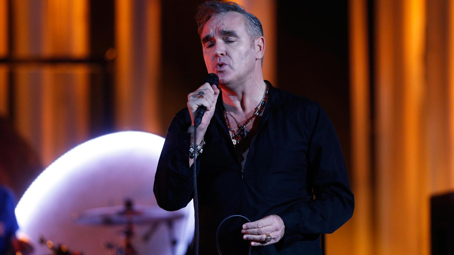 Der britische Pop-Sänger Steven Patrick Morrissey Der britische Pop-Sänger Steven Patrick Morrissey