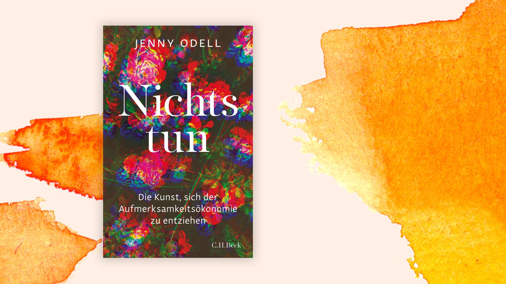 Das Buchcover "Nichts tun" von Jenny Odell ist vor einem grafischen Hintergrund zu sehen. Das Buchcover "Nichts tun" von Jenny Odell ist vor einem grafischen Hintergrund zu sehen.