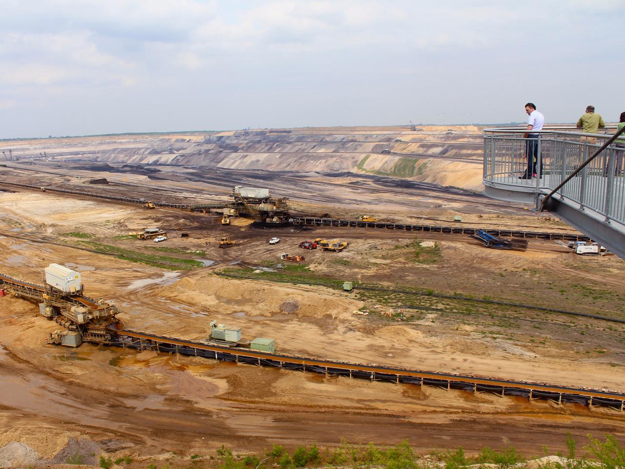 Blick auf das Braunkohleabbaugebiet Garzweiler Blick auf das Braunkohleabbaugebiet Garzweiler