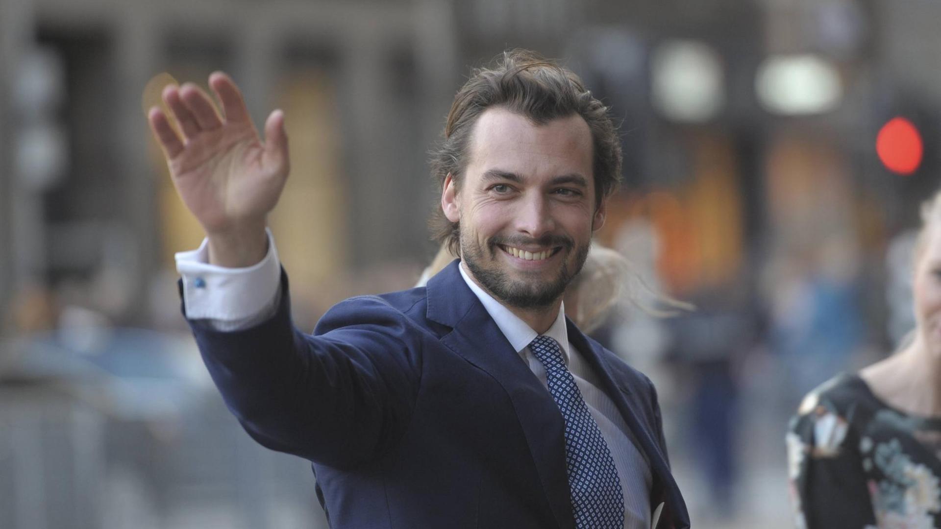 16. Januar 2018 Amsterdam, Niederlande. Thierry Baudet, Leiter des Forum voor Democratie (FvD) 16. Januar 2018 Amsterdam, Niederlande. Thierry Baudet, Leiter des Forum voor Democratie (FvD)