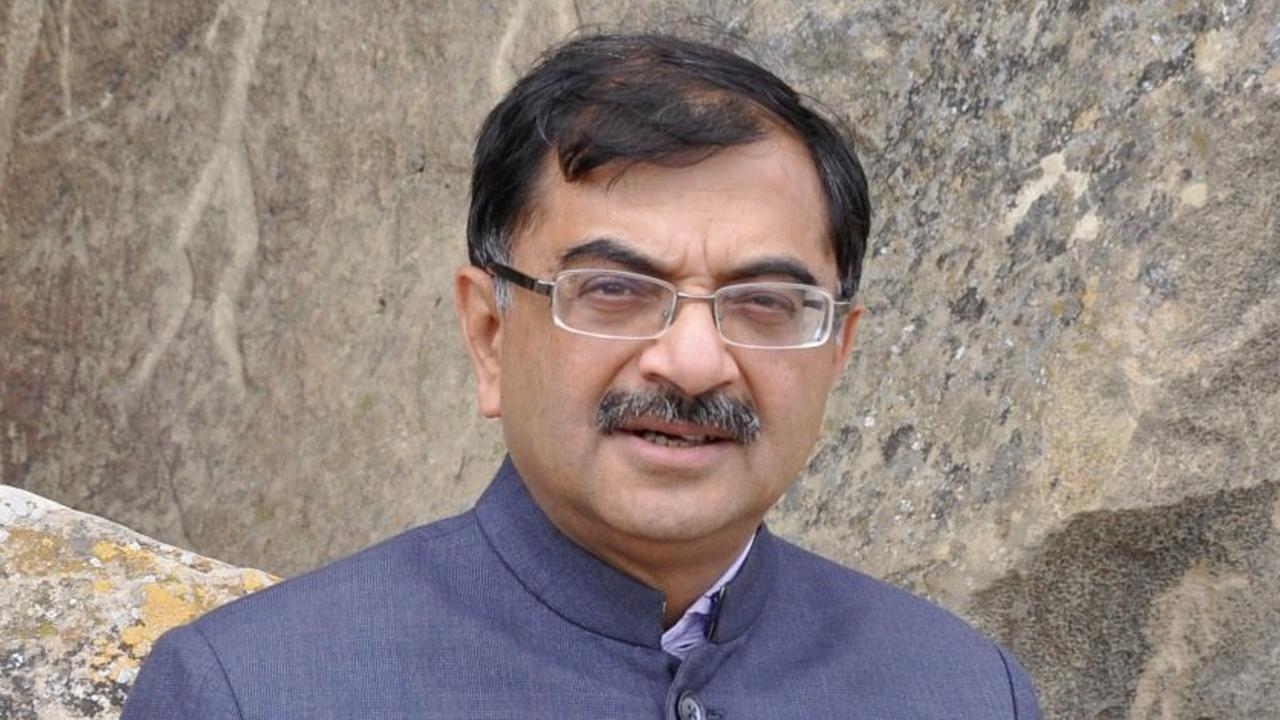 Der indische Politiker Tarun Vijay. Der indische Politiker Tarun Vijay.