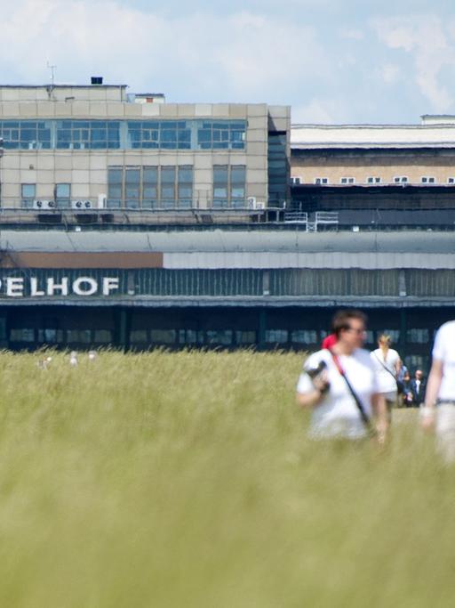 Das Tempelhofer Feld am alten Flughafen