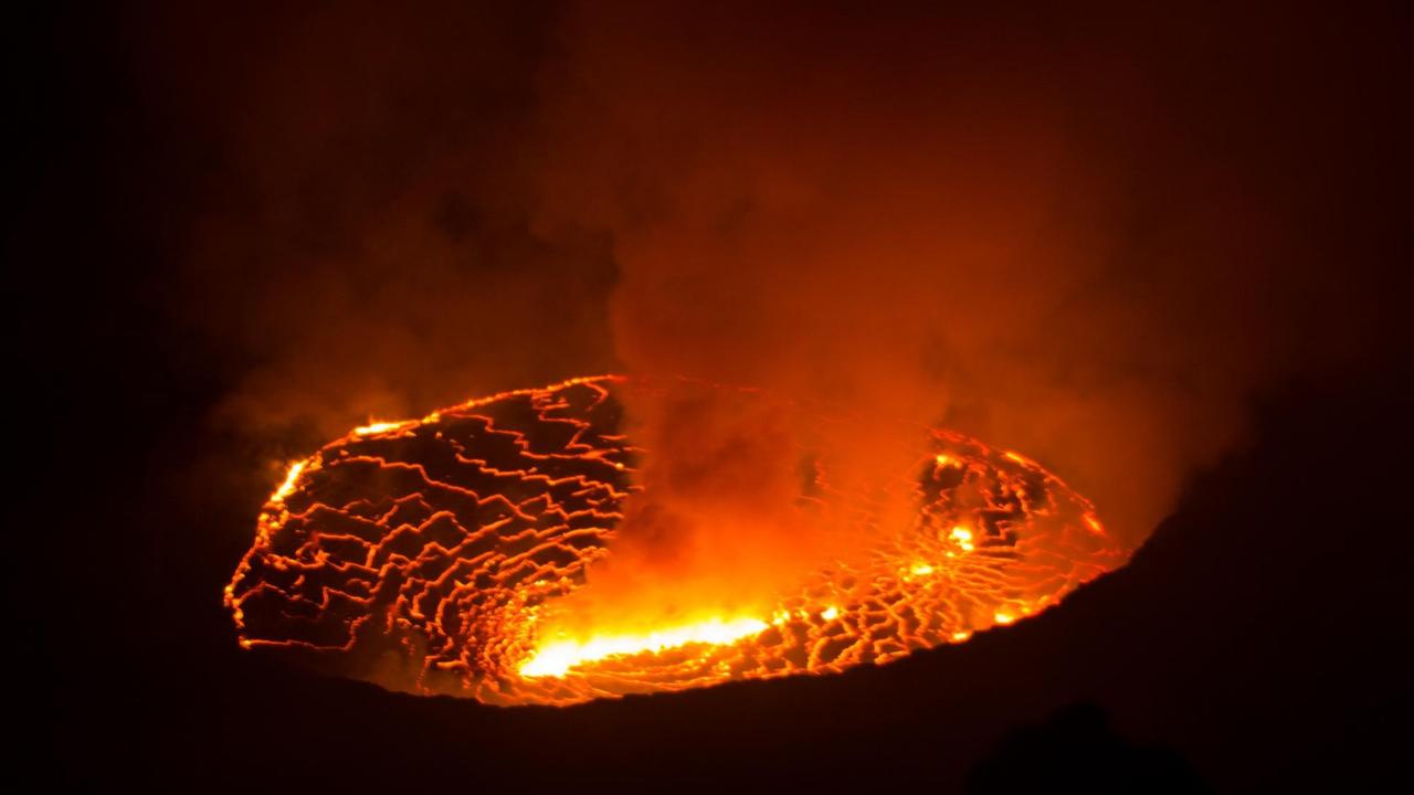 Lavasee des Nyiragongo Lavasee des Nyiragongo