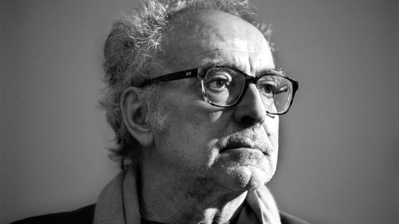 Jean-Luc Godard 2002 während einer Filmvorlesung an der ETH in Zürich 2002. Jean-Luc Godard 2002 während einer Filmvorlesung an der ETH in Zürich 2002.
