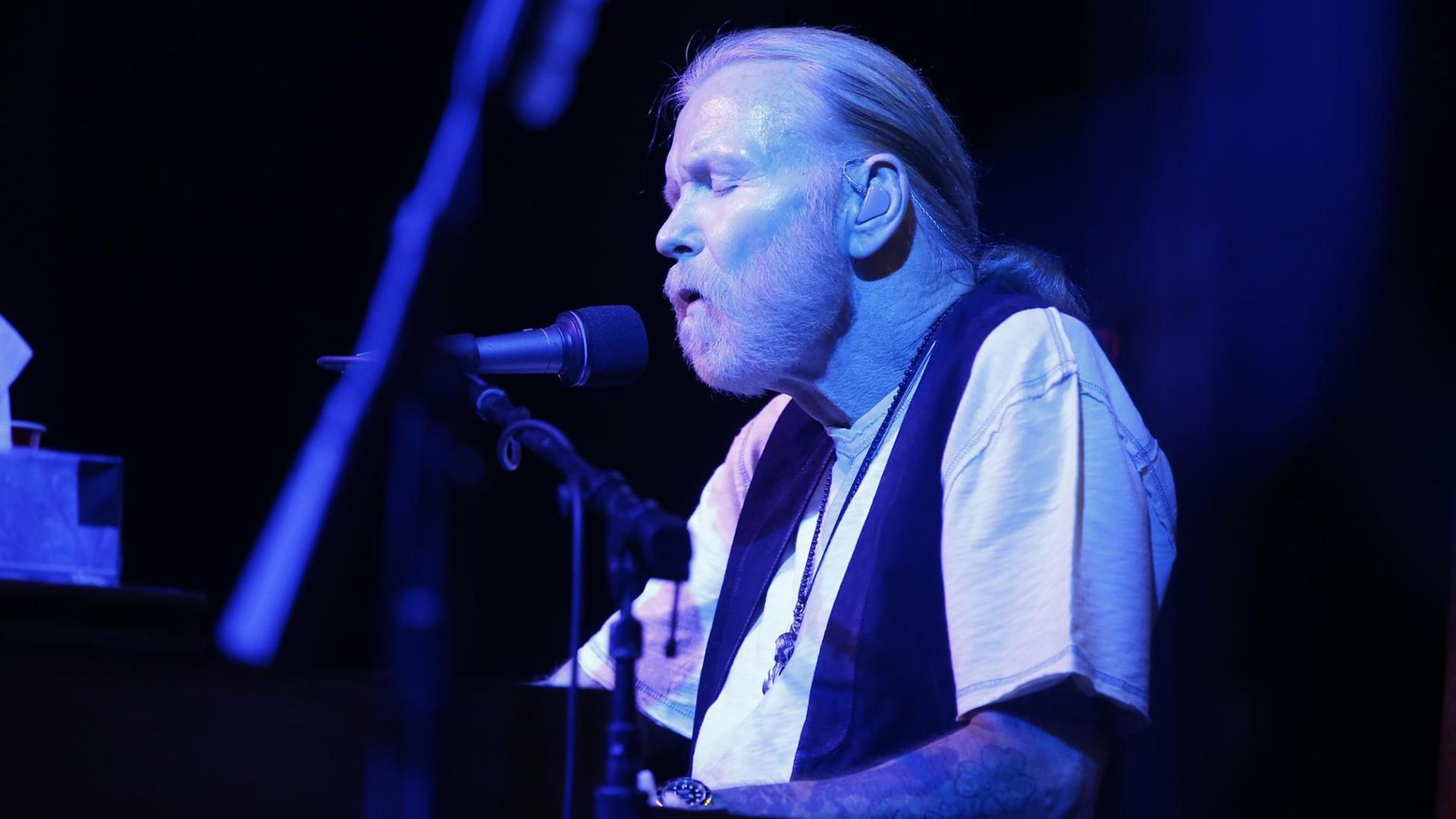 Der Rock-Musiker Gregg Allman gibt am 6. Mai 2016 ein Konzert im Hard Rock Hotel in Catoosa Der Rock-Musiker Gregg Allman gibt am 6. Mai 2016 ein Konzert im Hard Rock Hotel in Catoosa