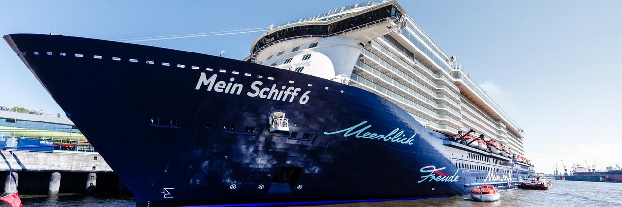 Das Kreuzfahrtschiff «Mein Schiff 6». Das Kreuzfahrtschiff «Mein Schiff 6».