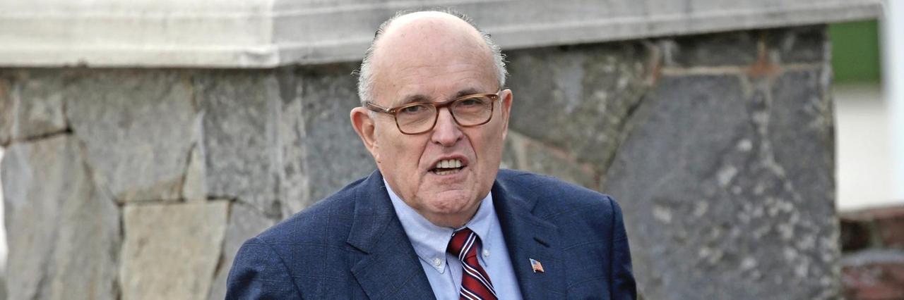 Der ehemalige New Yorker Bürgermeister Rudy Giuliani Der ehemalige New Yorker Bürgermeister Rudy Giuliani